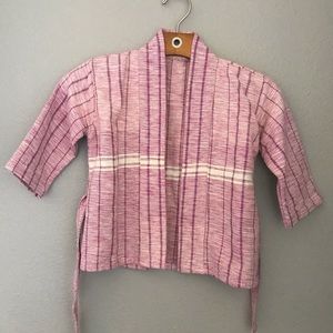 Linen toddler robe